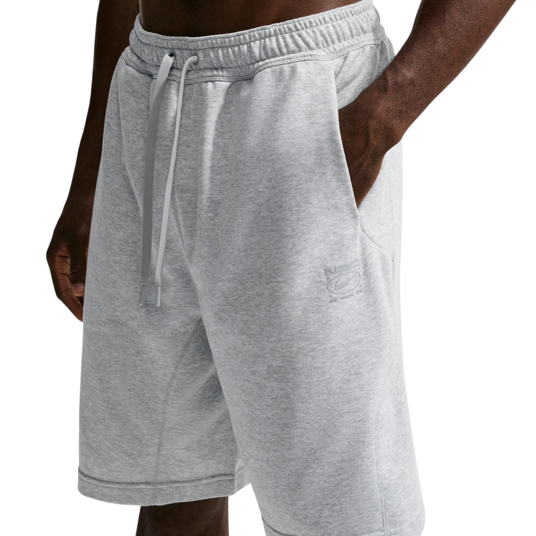 Nike Men's N.A.C. Dri-FIT Fleece Training Shorts - GREY